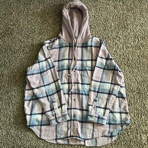 Women’s American Eagle AE Flannel Hoodie